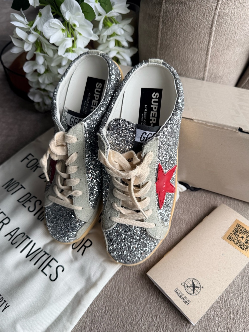 Golden Goose Super Star Sneakers Brand New in Box with COA Size 38 / 8